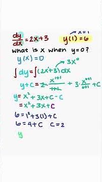 Learn to solve differential equations #maths #apcalc