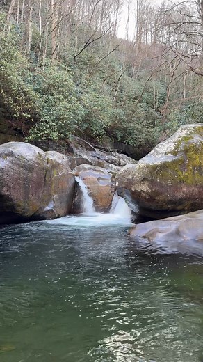 Midnight hole😍 the most popular swimming hole in the Great Smoky Mountains!! | I Love The Smoky Mountains