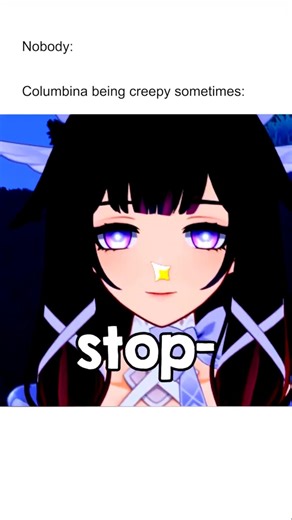 Columbina SCARED the squirrels away... 😭 #genshinimpact