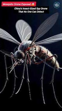 Mosquito Drone Exposed 😱 | China’s Insect-Sized Spy Drone That No One Can Detect