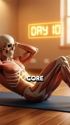 What will happen if u do 50 crunches everyday? #funny #funny #skeleton #trending #viral