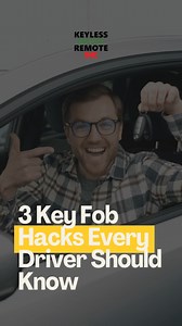 🔑 3 key fob hacks every driver should know: 1️⃣ Hold it under your chin for a bit more range 2️⃣ Use the hidden manual key when your fob dies 3️⃣ Program a spare BEFORE you need one! Save yourself the headache later—shop now at KeylessEntryRemoteFob.com #KeyFobHacks #CarTips #KeylessEntry #FobTricks #DrivePrepared #FobFix #CarLifeHacks #RemoteTips | Keyless Entry Remote Inc