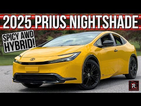 The 2025 Toyota Prius Nightshade Is A Spicy AWD Hybrid Commuter Car That Is Anything But Boring