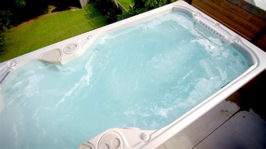 A Hydropool swim spa is less expensive than an in-ground pool, works year-round and does everything both a pool and a hot tub can. It’s a great way to spend the summer. ​ Interested in becoming a swim spa owner? Visit us: https://www.valleypoolspa.com #wateriscalling #hydropool #swimspa #familytime #relaxation | Valley Pool & Spa | Facebook