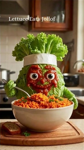 Jollof Eats Jollof Rice | Hyper-realistic 5D Animation