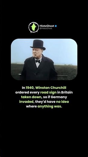 Churchill’s Trick That Would Have Confused Nazi Invaders. #shorts