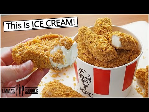 Ice Cream that looks like Fried Chicken! 🍦🍗