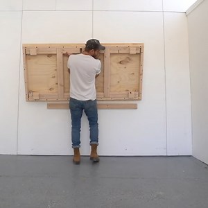 155K views · 787 reactions | A wall mounted workbench is a genius idea for saving space in the workshop  Modern Builds | UNILAD Tech | Facebook