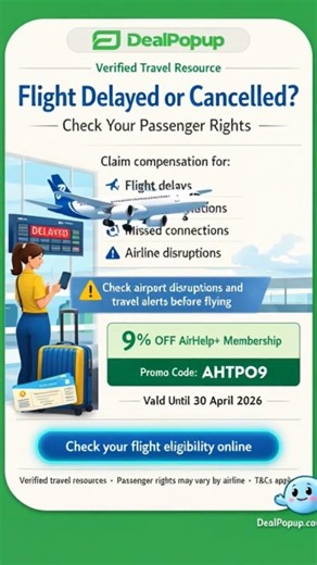Flight Delayed Or Cancelled Check Passenger Rights | DealPopup.com