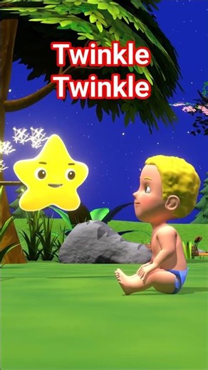 Twinkle Twinkle Little Star ⭐❤️⭐ Song Shorts - Super Simple Songs