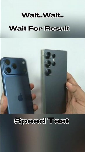 Android vs. iOS: The Final Speed Showdown.· Raw power, head-to-head. Who wins#shorts