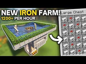 Super Efficient Iron Farm In Minecraft 26.1+ (Tutorial)