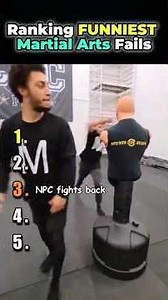 Ranking FUNNIEST Martial Arts Fails