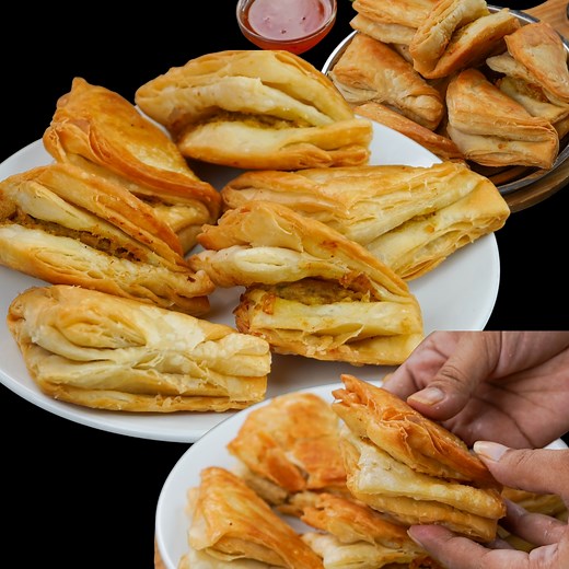 38K views · 317 reactions | Crispy Aloo Patties Snacks | Layered Aloo Patties Recipe | Delicious Aloo Patties at Home #CrispyAlooPatties #PotatoSnacks #AlooPattiesRecipe #LayeredPatties | N'Oven - Cake & Cookies | Facebook