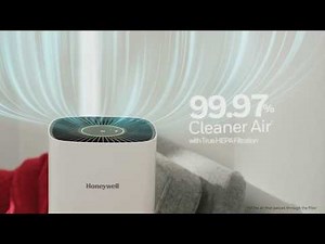 Honeywell Allergen Plus AQSense™ Tabletop HEPA Air Purifier for Spring Allergies