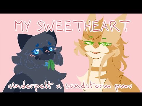 {My sweetheart} (Warrior cats) Cinderpelt x Sandstorm flipaclip PMV