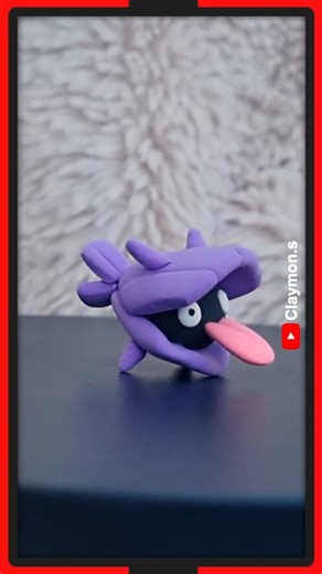 Pokemon Shellder Clay Sculpt #pokemon #pokemonclay #claycrafts #Shellderclay #clayShellder