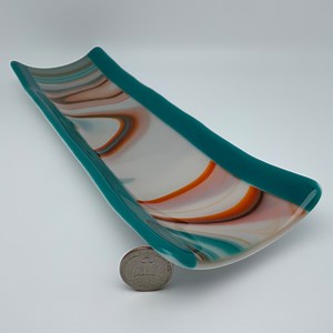 Fused Glass Plate - Etsy UK