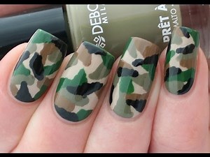 CAMOUFLAGE NAIL ART TUTORIAL