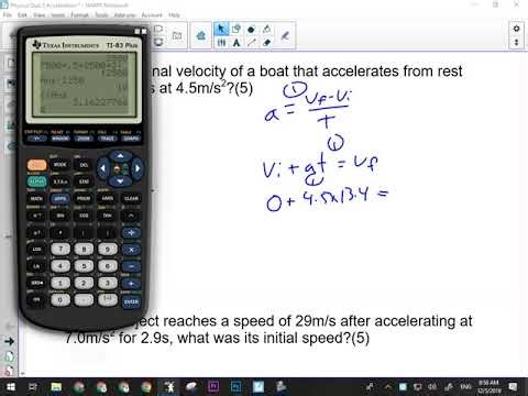 Science 10 Physics Quiz 9 Acceleration