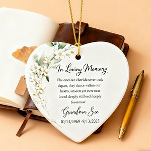 Personalized Memorial Christmas Ornament , Lost but Never Forgotten Ornament, Custom in Loving Memory Christmas Ornament , Custom Gift - Etsy UK