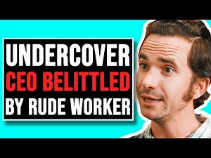 Undercover CEO Catches Out Sexist Manager