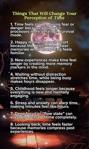 Things That Will Change Your Perception of Time