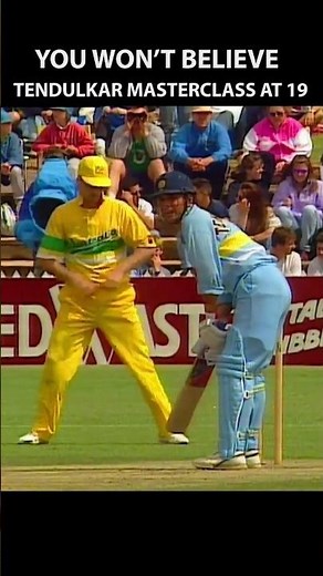 Tendulkar Masterclass at the age of 19. #cricket #short #crickethistory #cricketlover