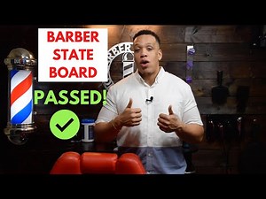 HOW TO PASS YOUR STATE BOARD BARBER EXAM ON THE FIRST TRY | BEST TIPS