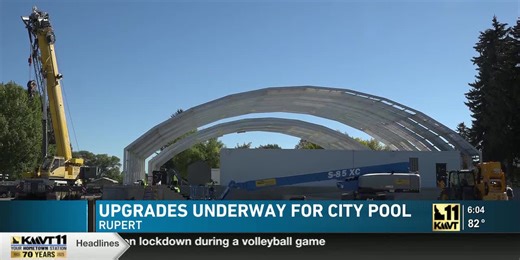 Rupert swimming pool gets major upgrades with retractable dome