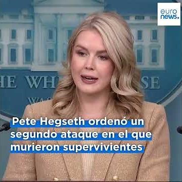 La Casa Blanca defendió el segundo ataque a un presunto barco de narcotraficantes en el Caribe