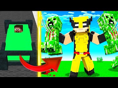 How to Become WOLVERINE in MINECRAFT! (Tutorial) | minecraft