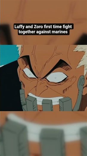 #@AnimeVerse X!!! #animeshorts #anime #luffy and Zoro first time fight together against marines