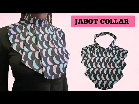 HOW TO CUT AND SEW JABOT COLLAR | DIY JABOT COLLAR TUTORIAL