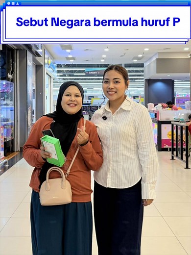 Sebut negara bermula huruf P — Cabaran Cahaya Icha (Sebut 3 negara)
