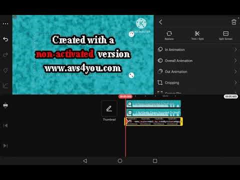 How To Make The AVS Watermark On KineMaster