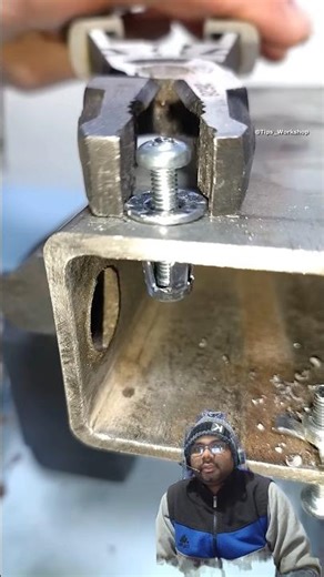 Install Rivet Nuts WITHOUT Special Tools 😱 | Pro Metalworking Hack #tools #diy #tips