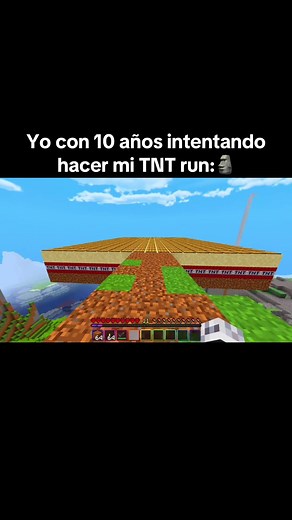 A si fue mi primer TNT run🤣 #minecraftmemes #minecraftbedrock #minecraftjava #matamoros #minecrafter