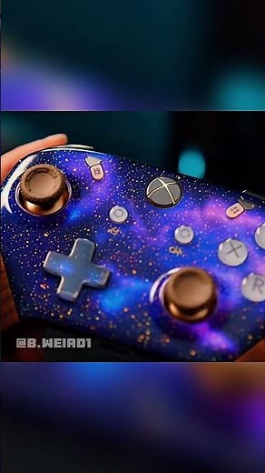 Galaxy Xbox Controller Build #gaming #customcontroller #xbox #fortnite #bweirdgaming