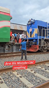 First Hit mistake - Emd gt42 CBC locomotive Coupling Joint #fbreelsfypシ゚viralfbreelsfypシ゚viral #lsviralシfb #fbreelsfypシ゚viralvideo #fbreelsfypシ゚viralシ #fbyシvideo #fbreelsvideo #emdgt42 #benapolexpress #Akotaexpress | Rail Zone BD