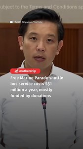 20K views · 116 reactions | The South East CDC supported this pilot with a one-off seat grant of S$200,000, Minister for State for Culture, Community and Youth Alvin Tan said. | Mothership | Facebook