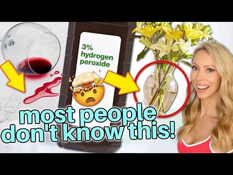 20 *GENIUS* Uses for Hydrogen Peroxide That Will BLOW YOUR MIND! 🤯