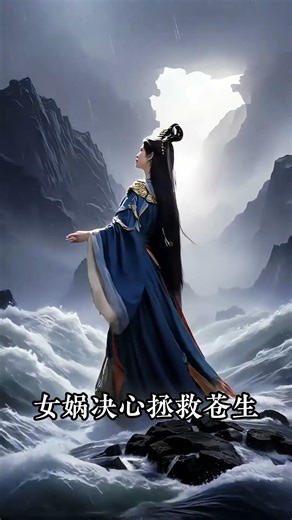女娲补天 #神话传说 #民间故事 #女娲补天 女娲补天 #ai