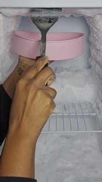 MOST SATISFYING ROOF TAKE DOWN IN THE MINI FREEZER 😋 #carbonatedfrost #freezerfrost #asmr #mukbang