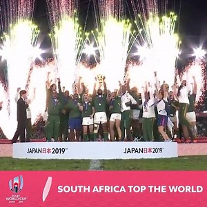 119K views · 6.5K reactions | #RWC2019 を彩った20の名シーン✨ 最後のNo. 1⃣は… 決勝でイングランド代表を倒し、３度目の優勝を果たした南アフリカ代表 キャプテンのシヤ・コリシは試合後、様々な人種やルーツのある選手たちが、国のために一つに結束したと語りました✨ #ENGvRSA #RWCfinal | ラグビーワールドカップ | Facebook