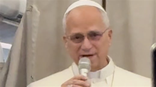 Flying with Pope Leo to Turkey on his first international flight as pontiff
