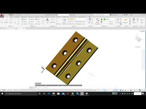 Door Hinge Modeling in autocad (ⓐⓤⓣⓞⓒⓐⓓⓒⓜⓓ) ✅