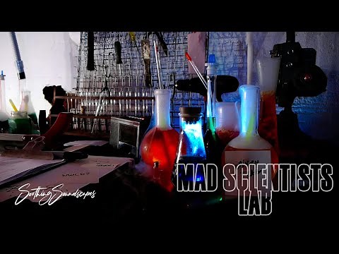 🧪 Mad Scientist's Lab Ambience | Spooky Halloween Soundscape | 10 Hour Loop