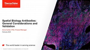 Spatial Biology Antibodies: General consideration and validation - Scientific Videos | Thermo Fisher Scientific US