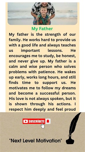My Father | A Heartfelt English Essay About Love, Strength & Respect